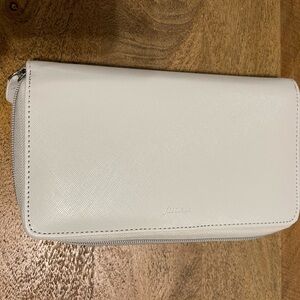 Filofax saffiano wallet with personal rings